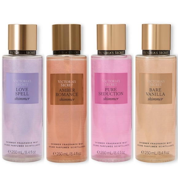 Victoria´s Secret Shimmer Fragrance Body Mist Set of 4 NEW,New Products : American Fashion Style Bags On Sale